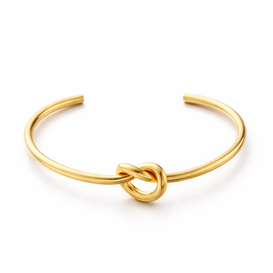 Knotted Cuff Bracelet