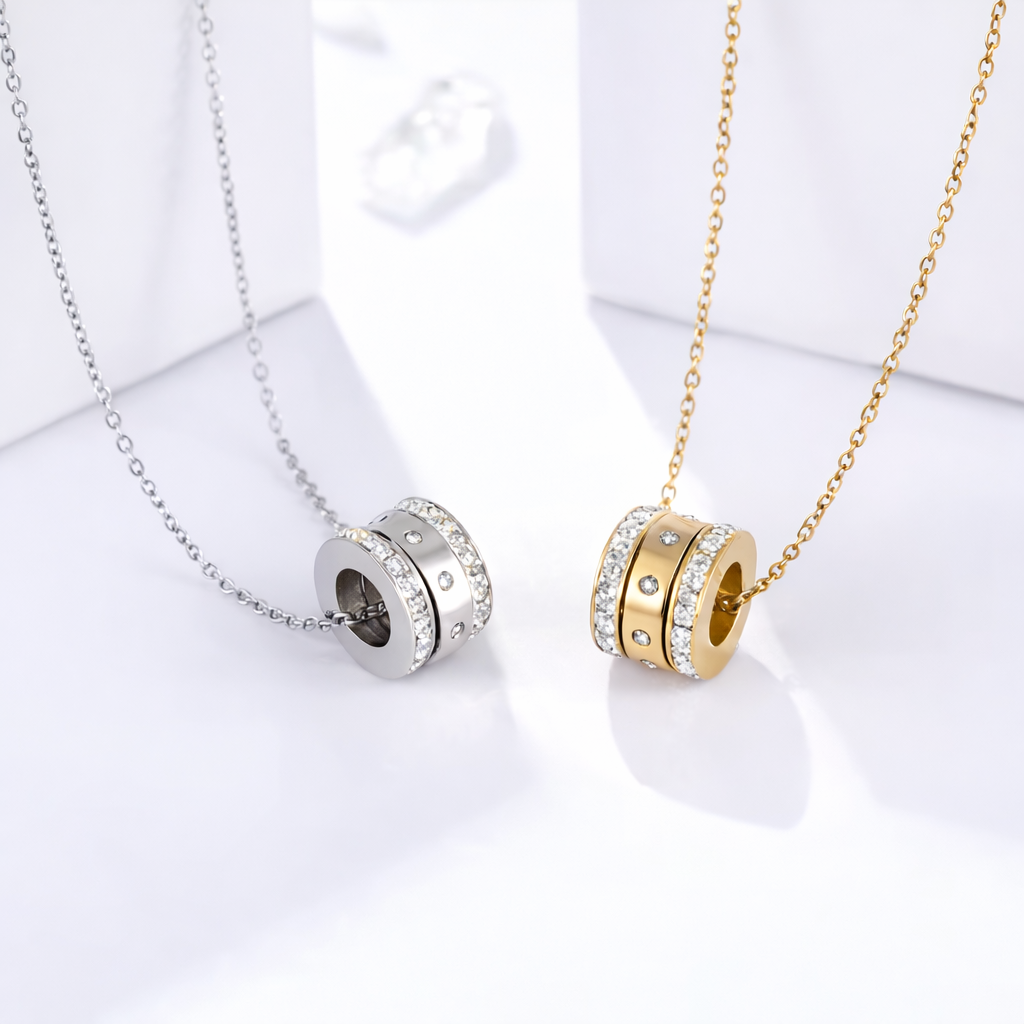 Triple Ring Necklace