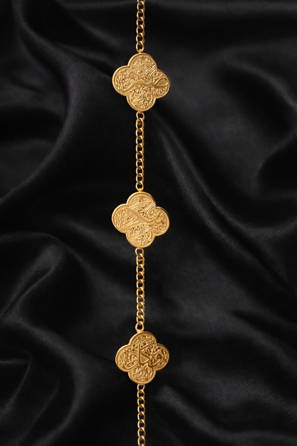 Sabr Tawakkul Shukr Clover Bracelet