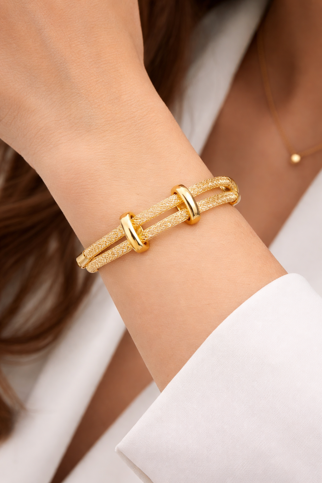 Double Meshed Bracelet