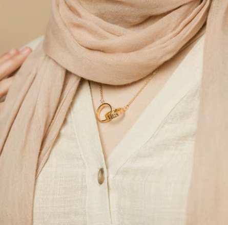 Ayatul Kursi Double Ring Necklace